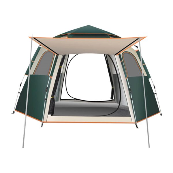 GooooPlay Dome Pop Up Hexagonal Tent Tent Outdoor Camping Thicken Rainproof Camping Children's Equipment Fully Automatic Outdoor Portable Automatic Bounce A Variety of Color and Size Suits are Available