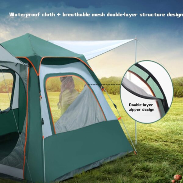 GooooPlay Dome Pop Up Tente hexagonale Tente de camping en plein air Épaissir l'équipement de camping anti-pluie pour enfants Entièrement automatique Extérieur Portable Rebond automatique Une variété de couleurs et de tailles sont disponibles